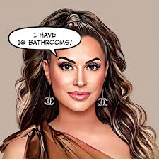 Bravotv Real Housewives of New Jersey Keychain