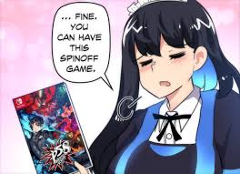 Merryweather Comics Nintendo Switch Chan Wants To Play Persona 5 Persona 5 Persona Cat Girl