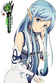 We, in this article are going to gather the best of the best of anime characters with blue hair. Download Asuna Clipart Alo Anime Characters With Long Light Blue Hair Png Image With No Background Pngkey Com