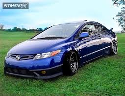 Came of my 07 civic ex coupe. 2008 Honda Civic Si With 17x9 Cosmis Racing Xt 206r And Nitto 205x40 On Coilovers 310507 Fitment Industries