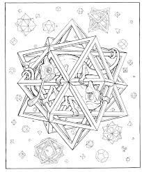 Coloring as an adult is a great stress relief and hobby! Geometric Shapes To Color Coloring Pages For Kids And For Adults Coloring Home