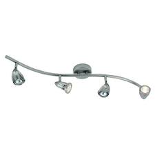 Bel Air Lighting Wave 32 5 4 Light Brushed Nickel Track At Menards