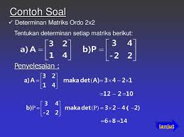 Misalnya matriks berordo 3 x 2, maka matriks tersebut berikuran 3 baris 2 kolom. Contoh Soal Invers Matriks Ordo 3x3 Dan Jawabannya Bagikan Contoh