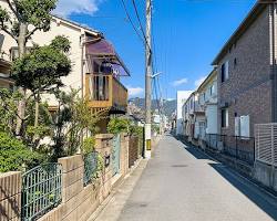 府中町の住宅街の画像