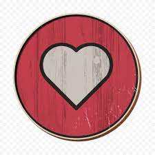 Vintage Facebook Like Heart Love Icon React Facebook Likes Icon Vintage