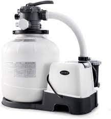 Amazon Com Intex 26679eg Krystal Clear 2150 Gph Pump Saltwater Sand Filter Saltwater System White Black Patio Lawn Garden