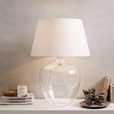 (table lamp) a decorative lamp unit intended for placing on a low side table as room decorations from light through shade and base and also somewhat functional for reading with light below the shade, often too low. St Ives Table Lamp Lighting The White Company Table Lamp Lighting Lamps Living Room The White Company