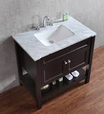 No two slabs of marble are the same! Ariel By Seacliff Mayfield 36 Espresso Single Sink Bathroom Vanity Set Gm Online Store