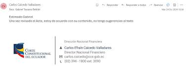 COMITÉ DE TRANSPARENCIA ACTA No. 12-CT-2024 SESIÓN ORDINARIA No. 12-CT-2024  En la ciudad de Quito, a los diez (10) días del