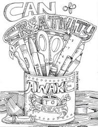 Vintage classic coloring pages iv: Oh The Joy Of Art Supplies I Love That Can Of Creativity Right By My Side Early In The Morning When Art Class Posters Coloring Book Pages Quote Coloring Pages