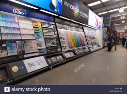 general interior view inside a new uk bunnings warehouse diy