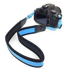 Birugear Blue Anti Slip Soft Neoprene Camera Shoulder Neck Strap Cloth For Canon Eos Sl1 T5 T5i T4i T3i T3 T2i Sx520 Sx510 Sx500 I Nikon Neck Strap Pentax
