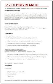 You may opt to include an abroad experience as part of your education, possibly including. Cv Example For International Students Myperfectcv