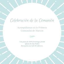 Choose from over a million free vectors, clipart graphics, vector art images, design templates, and illustrations created by artists worldwide! Plantillas De Invitaciones De Primera Comunion Editables Online Canva