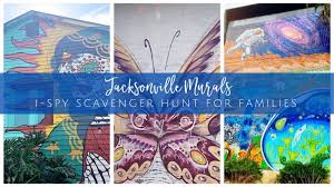 Jacksonville Murals I Spy Scavenger Hunt For Families Jacksonville Beach Moms In 2020 Mural Murals Street Art Beach Mom