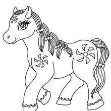 Dibujos Para Colorear De Caballos