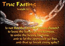 True Fasting Isaiah 58 6 Is Not This The Fast That I Have Chosen He Breaks The Yokes And He Fast And Pray Spiritual Warfare Prayers Prayer And Fasting
