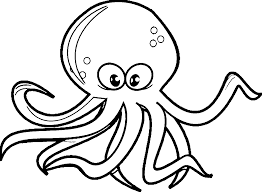 Coloring book or page for kids. Coloring Page Of Octopus Coloring Home