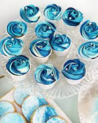 Blue Cupcakes For A Baby Shower It S A Boy Cakes Cakeinspiration Baby Shower Cupcakes For Boy Baby Shower Desserts Boy Baby Shower Cakes For Boys