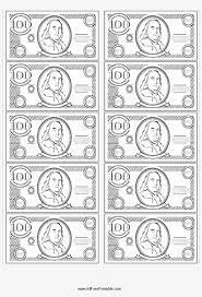 100 bill fake money main image printable play money black and white 1 free transparent png download pngkey