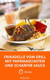 Frikadelle Vom Grill Mit Paprikaschoten Und Scharf Rezept Paprikaschote Frikadellen Grillen