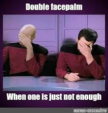 Image result for double facepalm