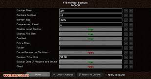Btfu is my backup mod designed to be super easy to set up, and automatic. Ftb Utilities Backups Mod 1 16 5 1 15 2 Configurable Backups 9minecraft Net