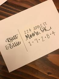 Make Your Next Big Event Extra Special And Less Work On Your End With Hand Lettered Calligraph In 2020 Hand Lettering Envelopes Addressing Envelopes Mail Art Envelopes