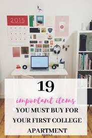 19 Important Items You Must Buy For Your First College Apartment Here Are 19 Items That Are First College Apartment College Apartment Decor College Apartment