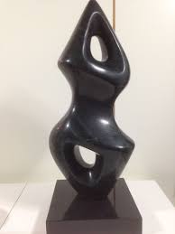 Indian Green Marble Abstract Sculpture Inspired By The Ceramic Work Of Georges Jouve Atelier Poterie Poterie