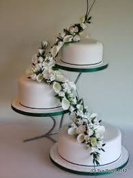 Check spelling or type a new query. 3 Tier Cake On Separate Stands Wedding Cake Stands Tiered Wedding Cake Cake Decorating