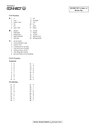 Vowel sounds and diphthongs vowels vowel n. Connectb2 Trm Revtest Anskey