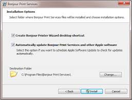 Bonjour Print Services For Windows Installation