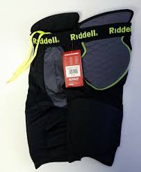 riddell mens power volt 5 pad integrated girdle black green