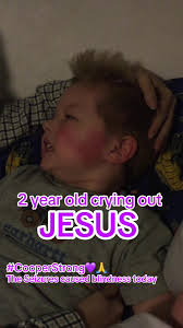 When a 2 year is crying out for Jesus something isn't right. Today wa...