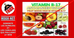 Vitamin b17 tablets, capsules and injectable solution, vitamin b15 tablets (pangamic acid), amazon black salve and vitamin b17 skin creams. Non La Vitamine B17 Ne Soigne Pas Le Cancer