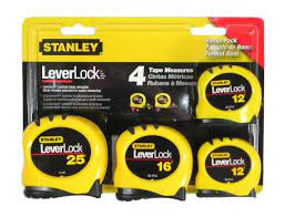 Read reviews and buy stanley 12' leverlock tape measure stht30810 at target. Stanley Leverlock Tape Measure 4pk Buy Online In Andorra At Andorra Desertcart Com Productid 29532473