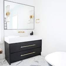 Modern single bathroom vanities for every budget. Black Quartz Bathroom Countertops Design Ideas