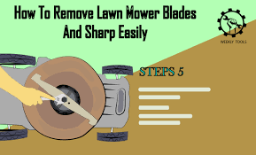 Remove the blade mounting bolt. How To Remove Lawn Mower Blades And Sharp Easily Weekly Tools