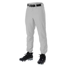 Alleson Athletic C72gyxxl Adult Belted Waist 2x Large Gray Baseball Pants