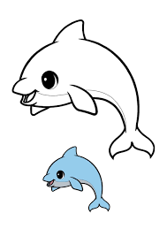 Have fun discovering pictures to print and drawings to color. Kawaii Dolphin Easy Coloring Page Dolphin Coloring Pages Coloring Pages Chibi Spiderman