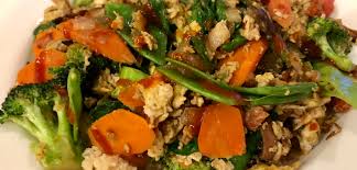 Mix together the milk, eggs, dijon, 1/4 of the parsmesan, and salt and pepper. Bfd Veggie Egg Scramble Over Couscous 3 21 21 Omnivore