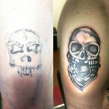 Sugar skull tattoo by metacharis on deviantart. Before And After Skull Cover Up Tattoo Steemit