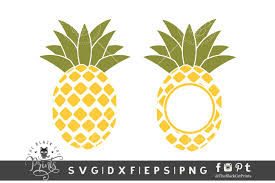 Download Pineapple Monogram Svg Dxf Png Eps Theblackcatprints
