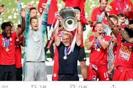 Mit dem fc bayern gewann der trainer in der vergangenen saison insgesamt sechs titel. Jalan Hansi Flick Bawa Bayern Muenchen Treble Sejak 16 Februari Menang Terus Bolasport Com