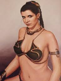 Princess Leia Slave Bikini CANVAS Art Print!!! 11x17 HOT!!! Star Wars, Carrie  Fisher - Etsy