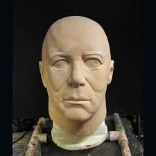 Mikey! First latex pull from the new mold! #Halloween #latexmask #rubberhead