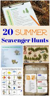 The plants all rejoice when i come out! 20 Summer Scavenger Hunt Ideas Free Printable Edventures With Kids