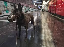 Black Malinois K9