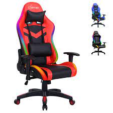 Artiss Gaming Office Chair Rgb Led Lights Computer Desk Chair Home Work Chairs Amazon Com Au Home